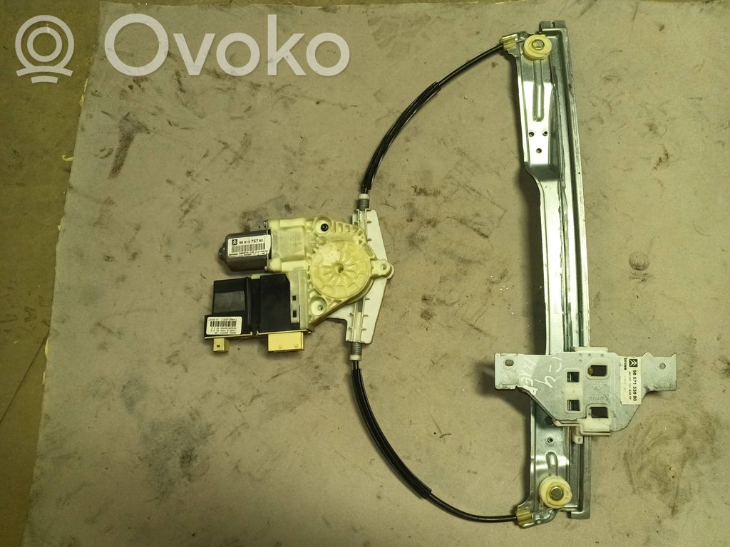 Citroen C4 I Front door window regulator with motor 