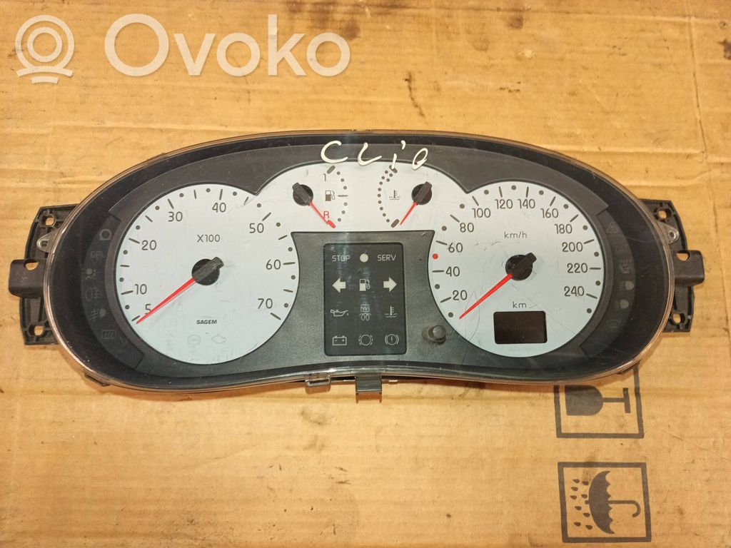Renault Clio II Nopeusmittari (mittaristo) 