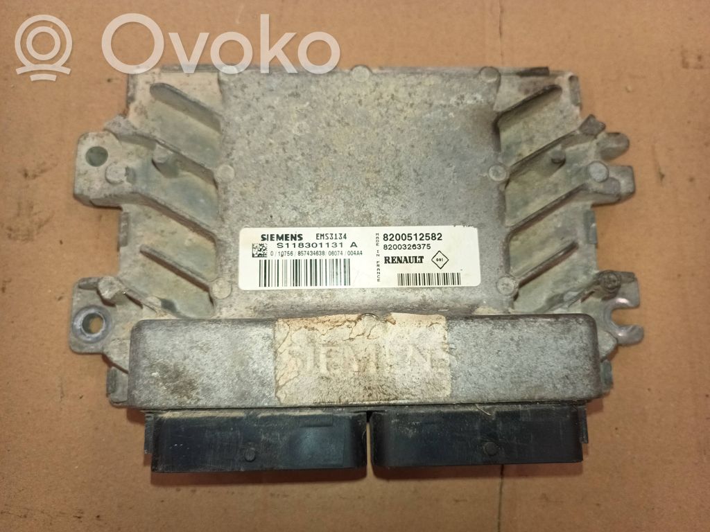 Engine control unit/module   8200512582,S118301131A,S118301131