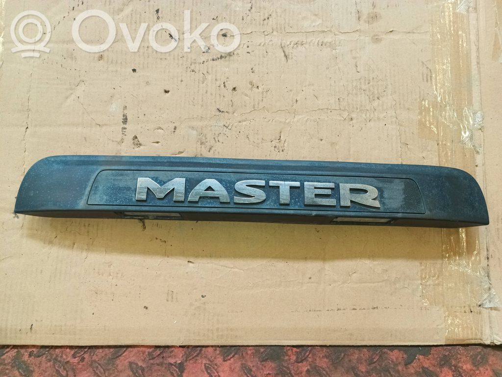 Renault Master III Éclairage de plaque d'immatriculation 