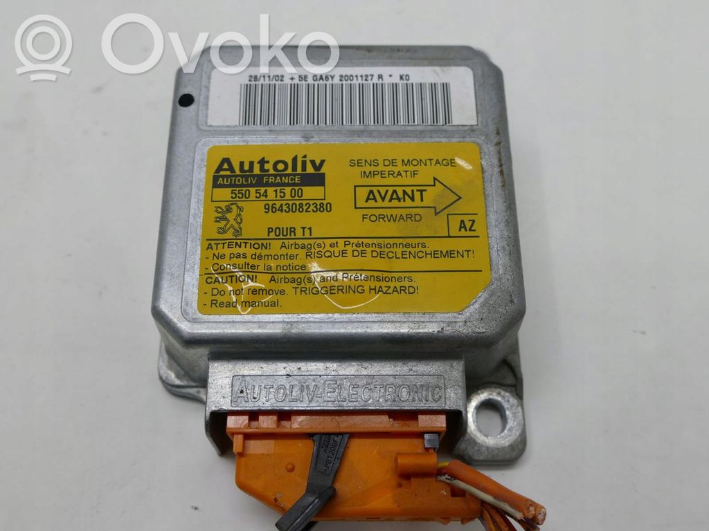 Peugeot 206 Airbag control unit/module 