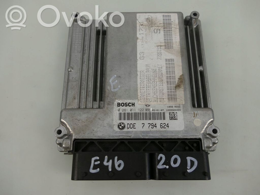 BMW 3 E46 Engine control unit/module 