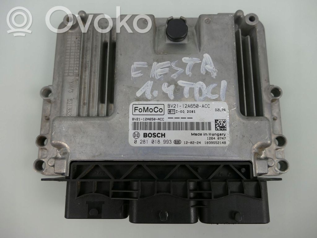 Ford Fiesta Engine control unit/module 