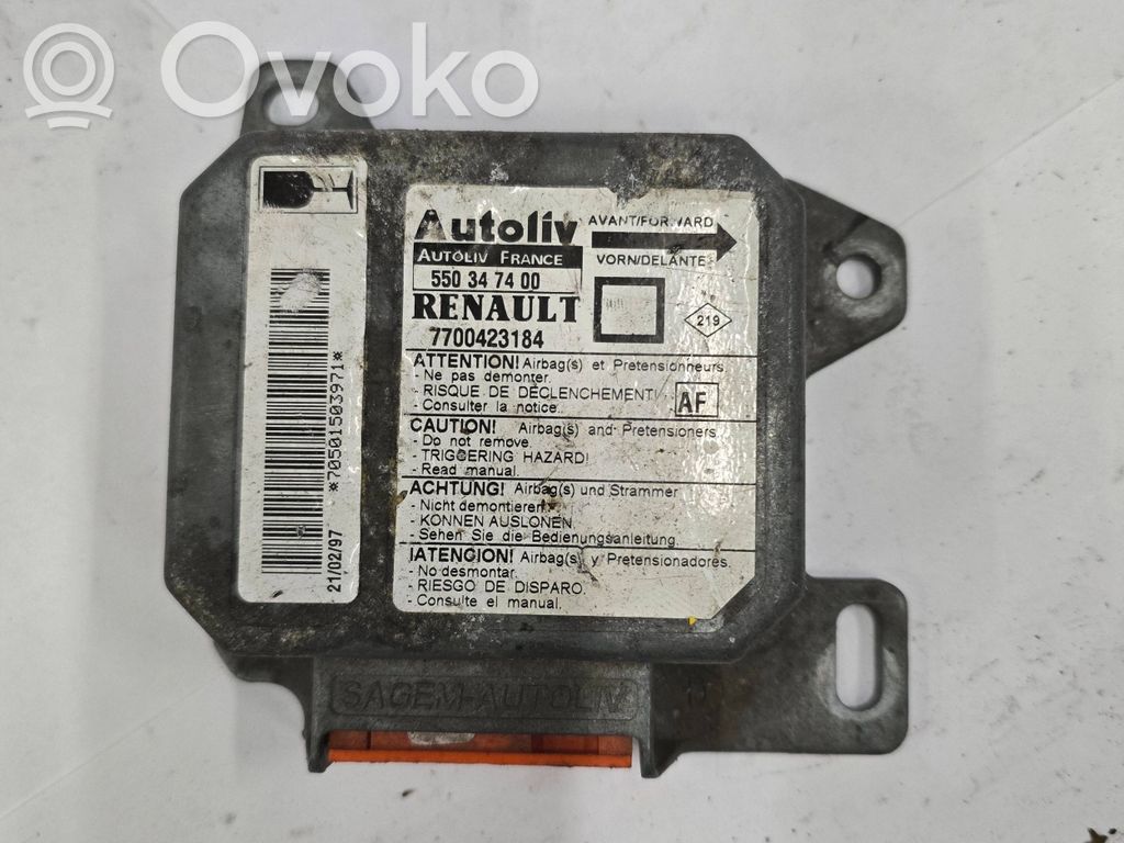 Renault Megane I Airbag control unit/module 