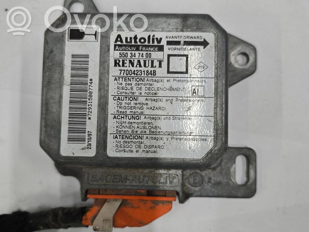 Renault Megane I Airbag control unit/module 