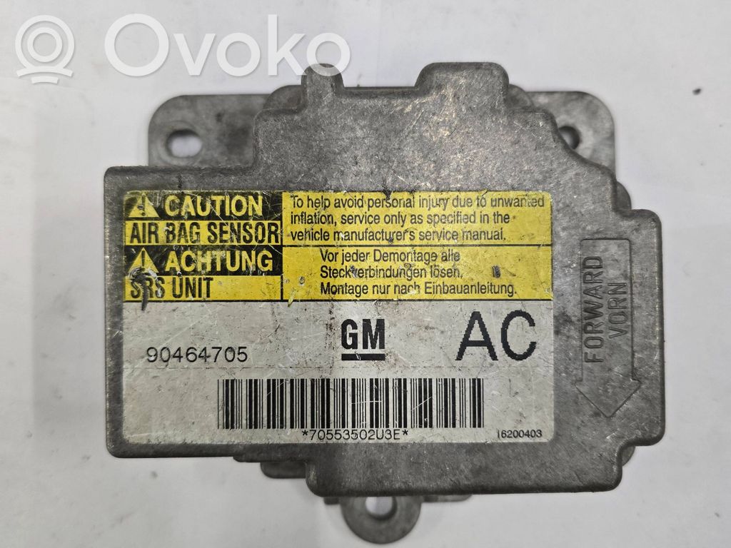 Opel Vectra B Airbag control unit/module 