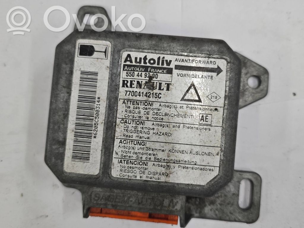 Renault Laguna I Airbag control unit/module 