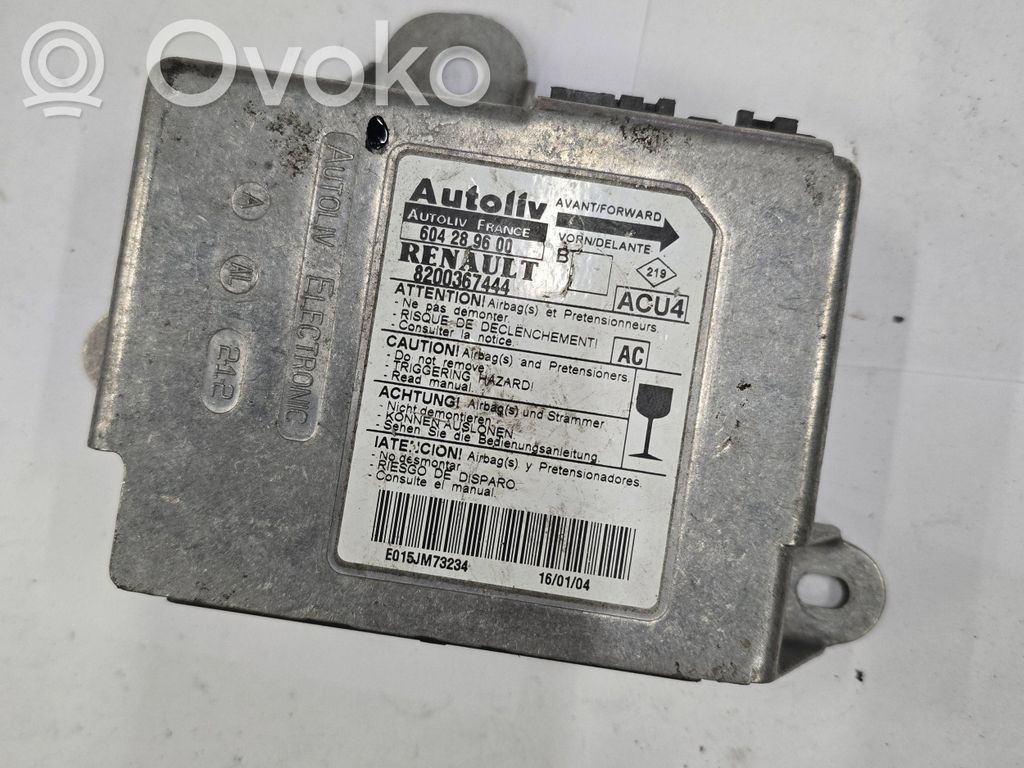 Renault Megane II Airbag control unit/module 