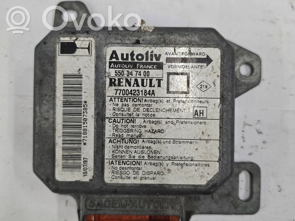 Renault Megane I Airbag control unit/module 