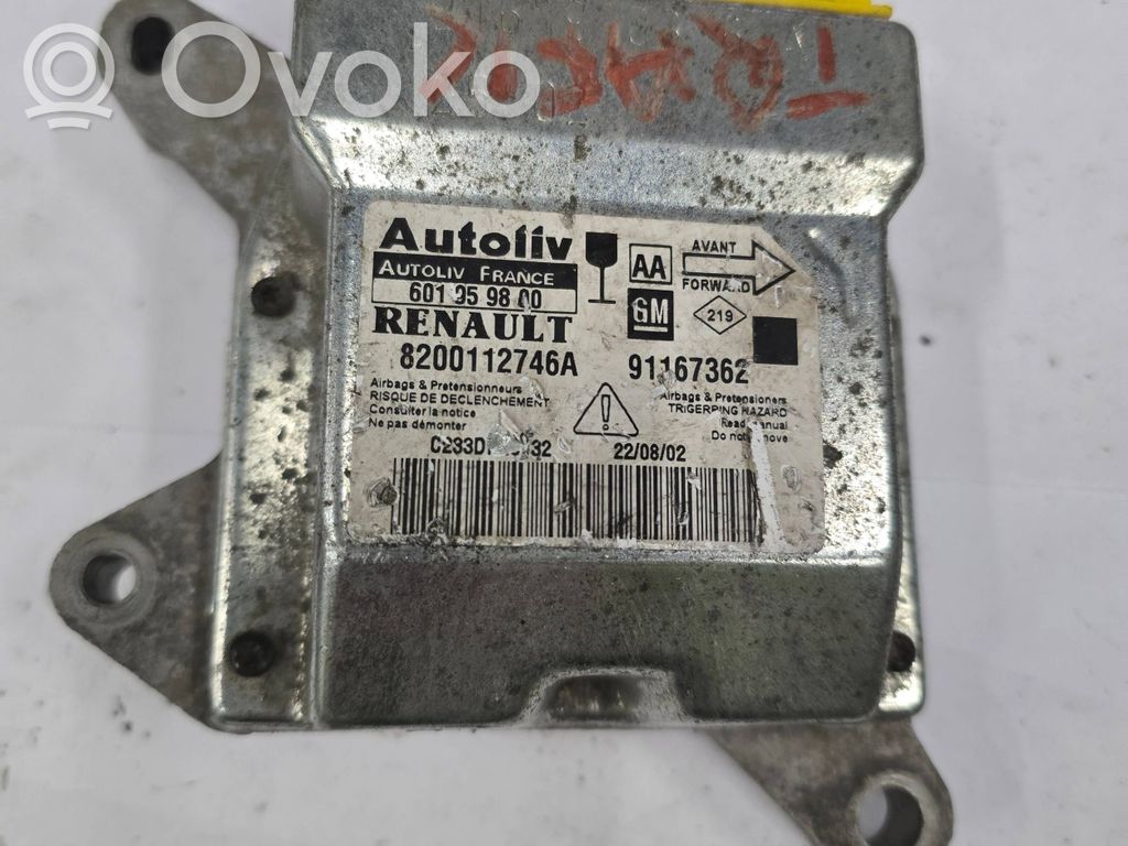 Renault Trafic II (X83) Airbag control unit/module 