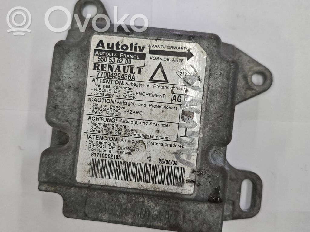 Renault Laguna I Unitate/modul de comandă airbaguri 