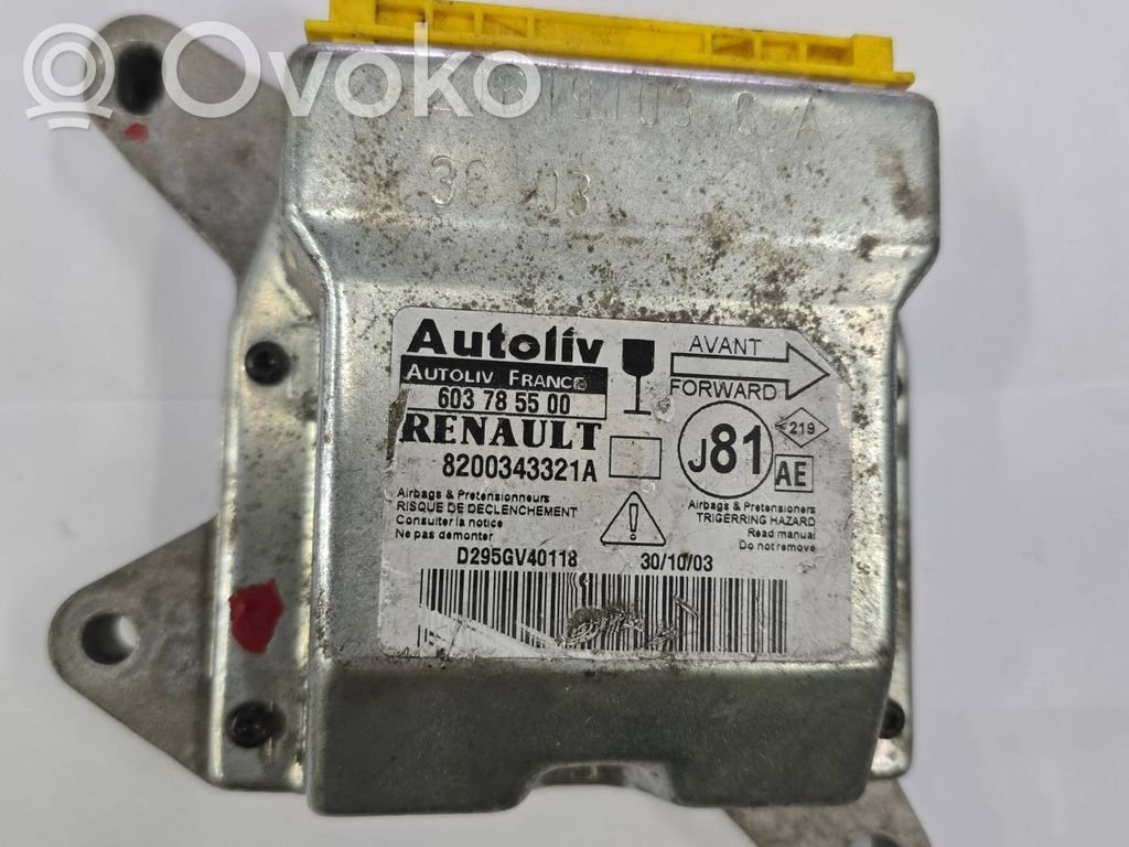 Renault Espace -  Grand espace IV Airbag control unit/module 
