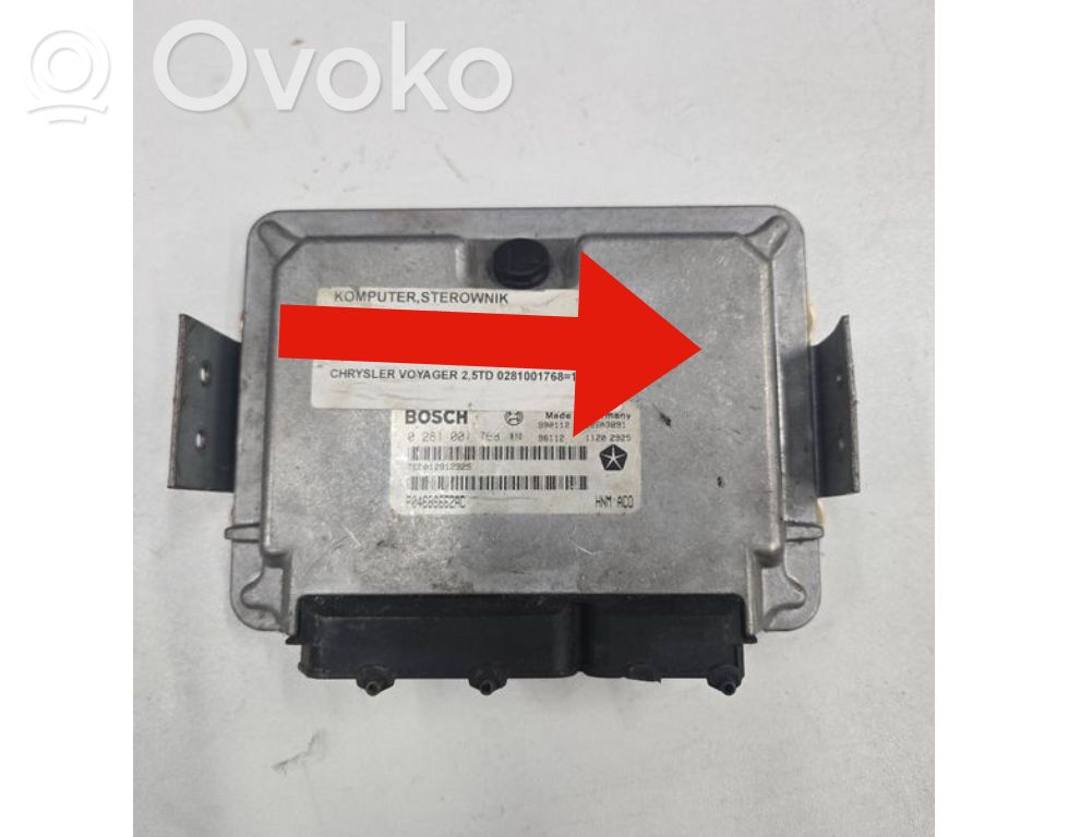 Chrysler Voyager Engine control unit/module 
