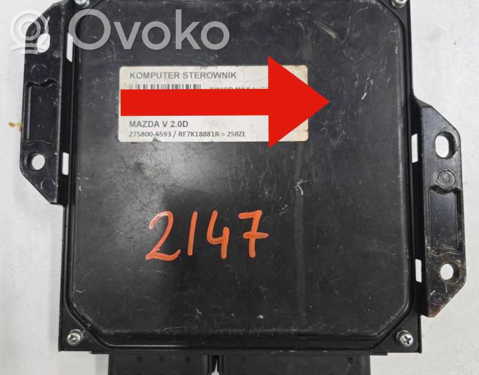 Mazda 6 Engine control unit/module 