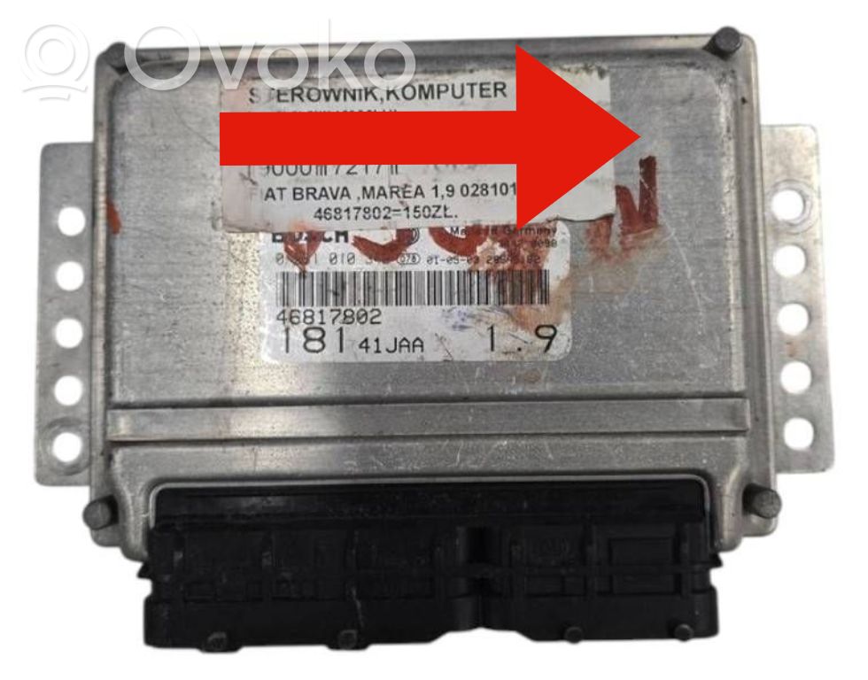Fiat Marea Engine control unit/module 