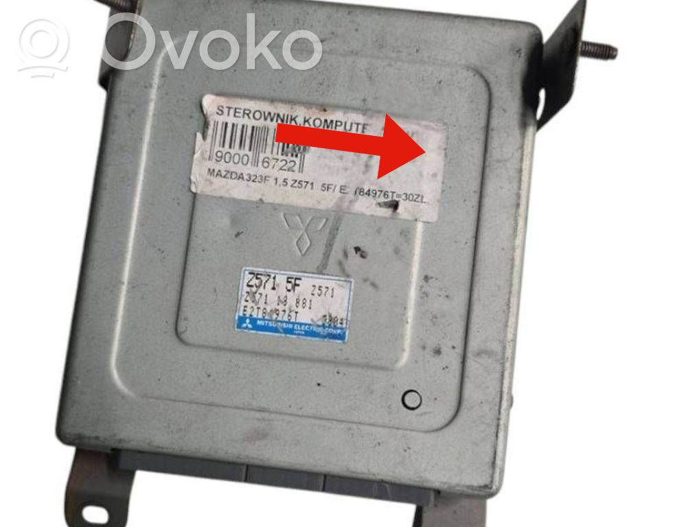 Sterownik / Moduł ECU   Z5715F,E2T84976T,ZS7118881