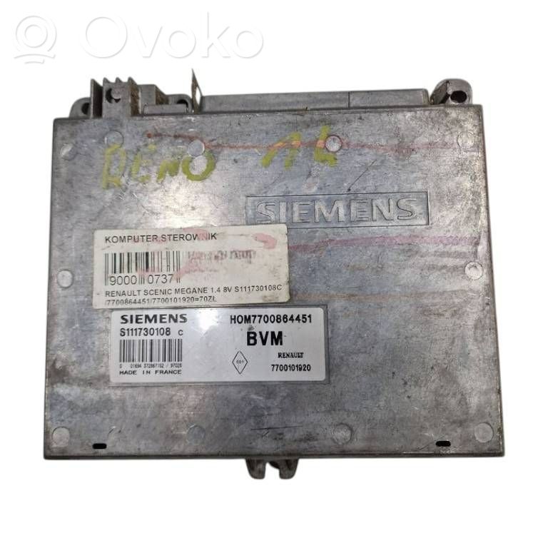 Renault Megane I Engine control unit/module 