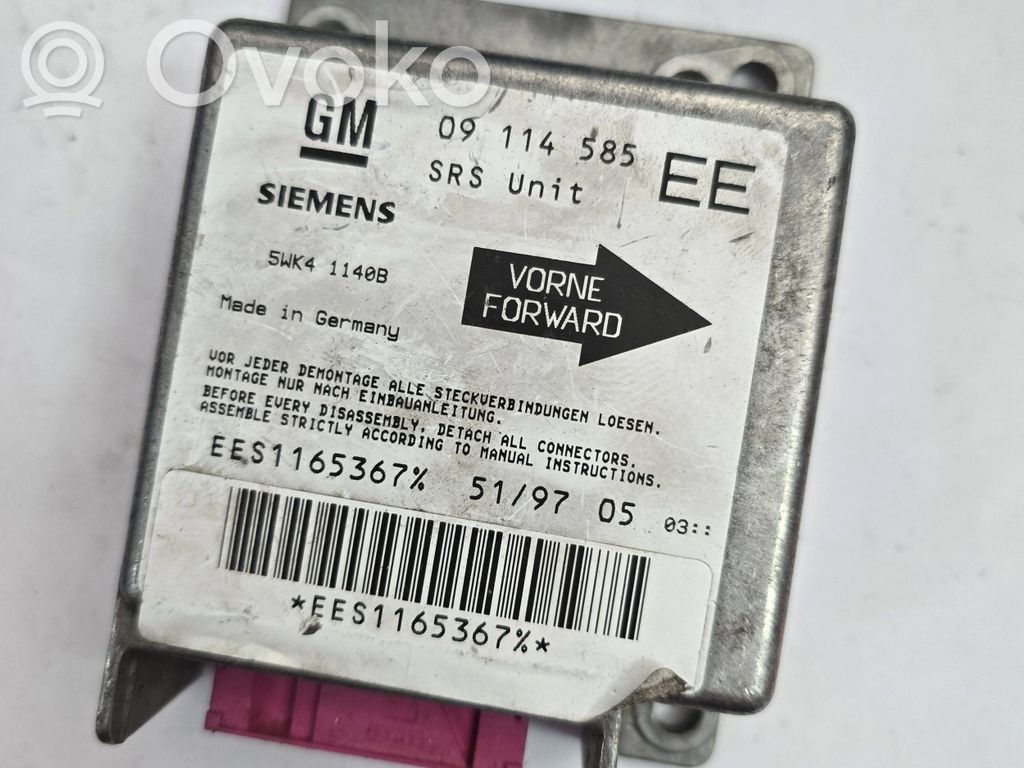 Opel Corsa B Airbag control unit/module 