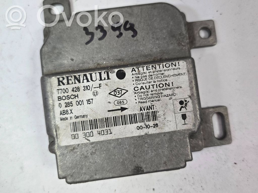 Renault Clio II Airbag control unit/module 