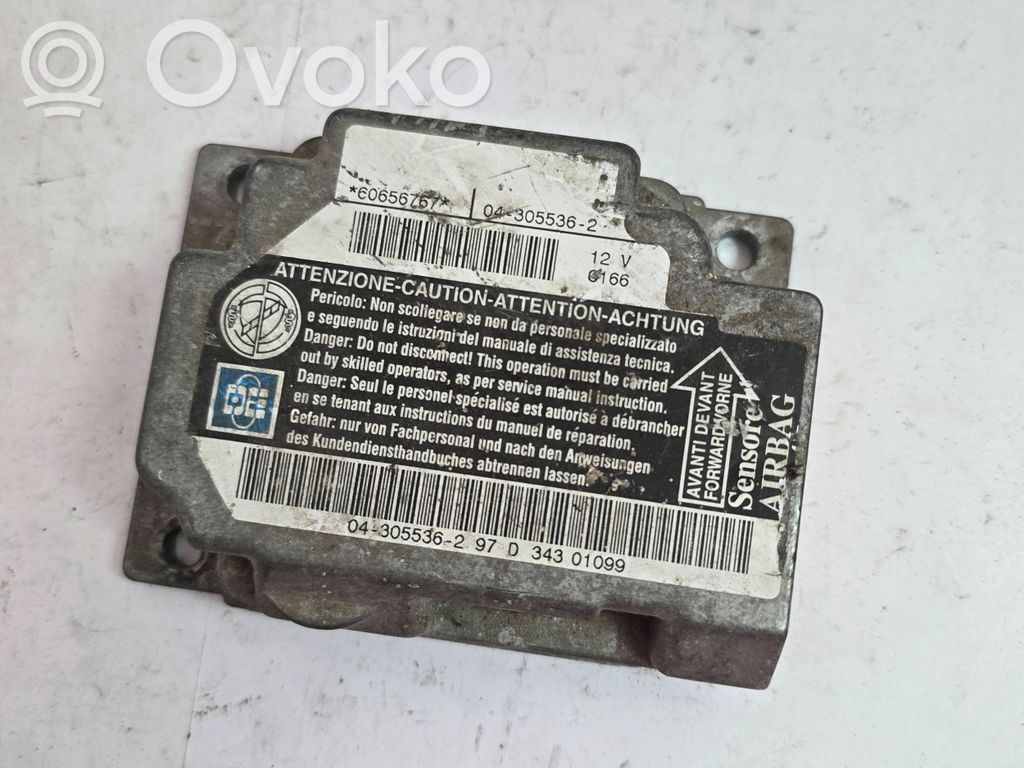 Alfa Romeo 156 Airbag control unit/module 