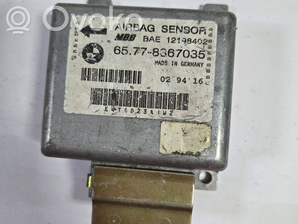 Airbag control unit/module   65778367035,12198402