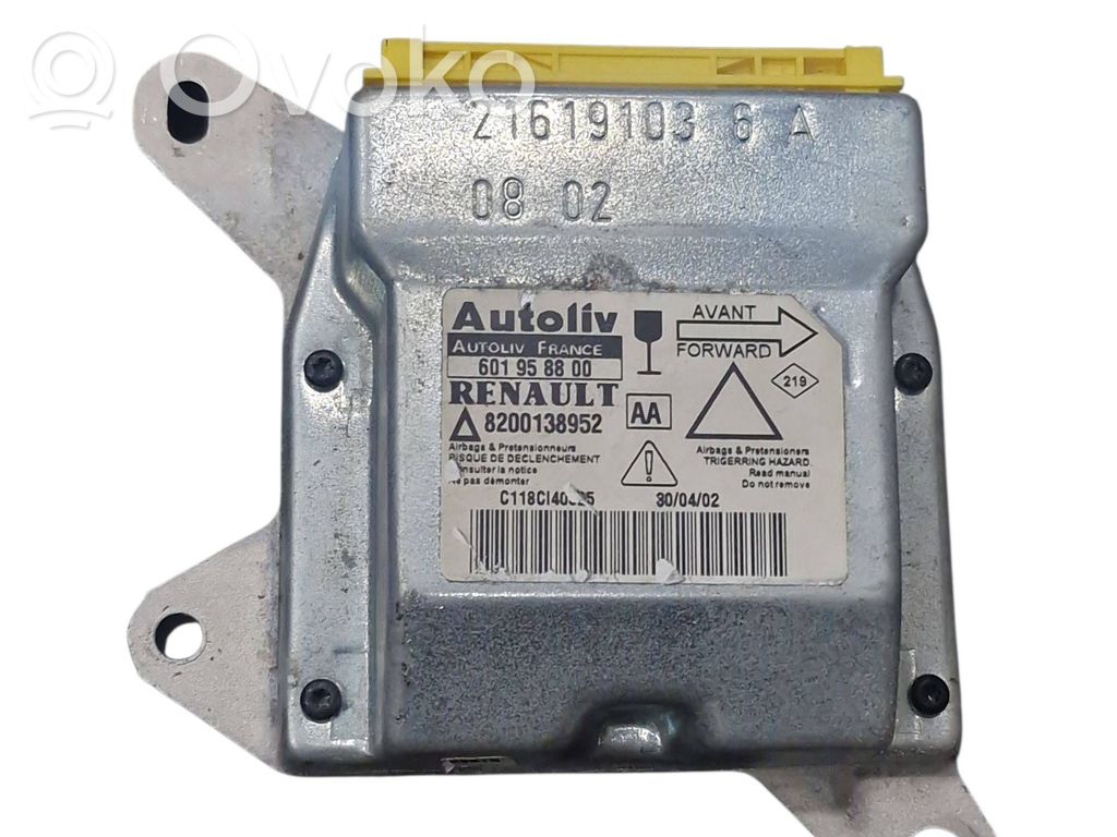 Renault Laguna II Airbag control unit/module 