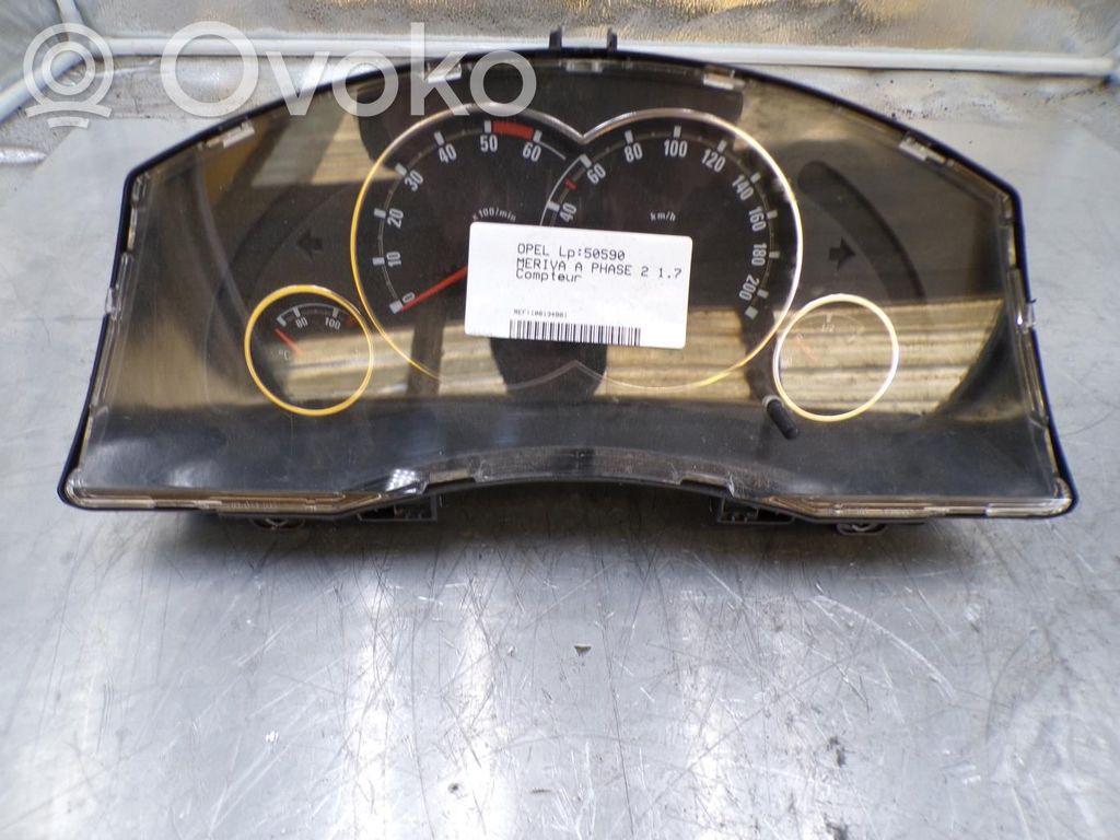 Opel Meriva A Vitezometru (grup de instrumente) 