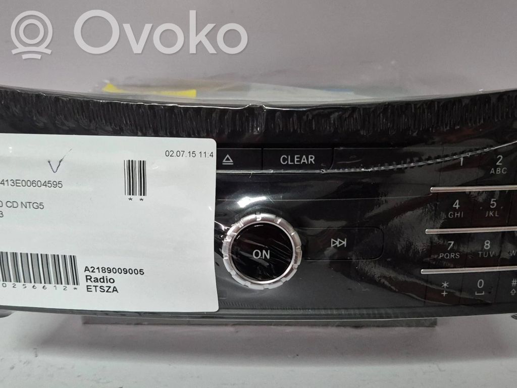 Mercedes-Benz CLS C218 X218 Panel / Radioodtwarzacz CD/DVD/GPS 