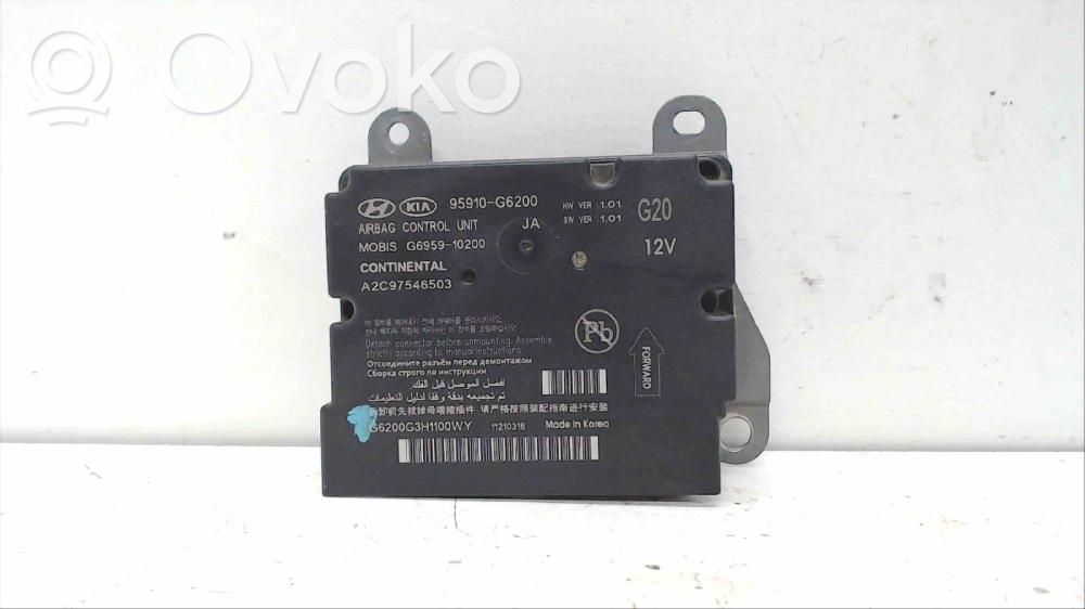 KIA Picanto Module de contrôle airbag 