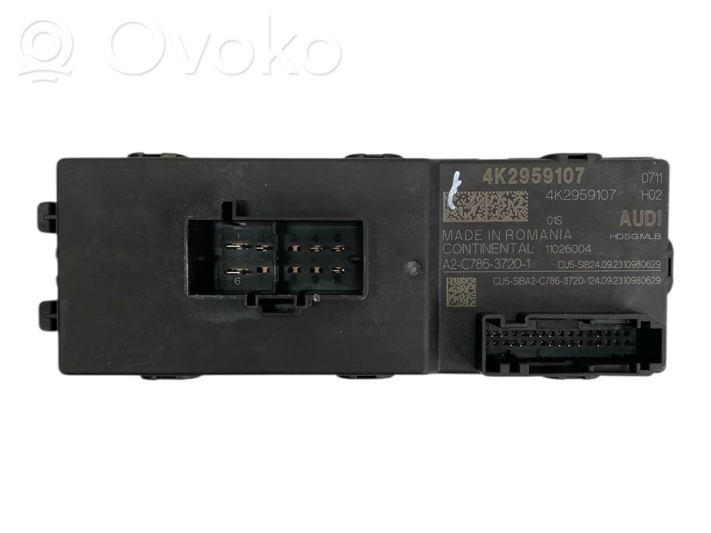 Audi E-tron GT Tailgate/trunk control unit/module 