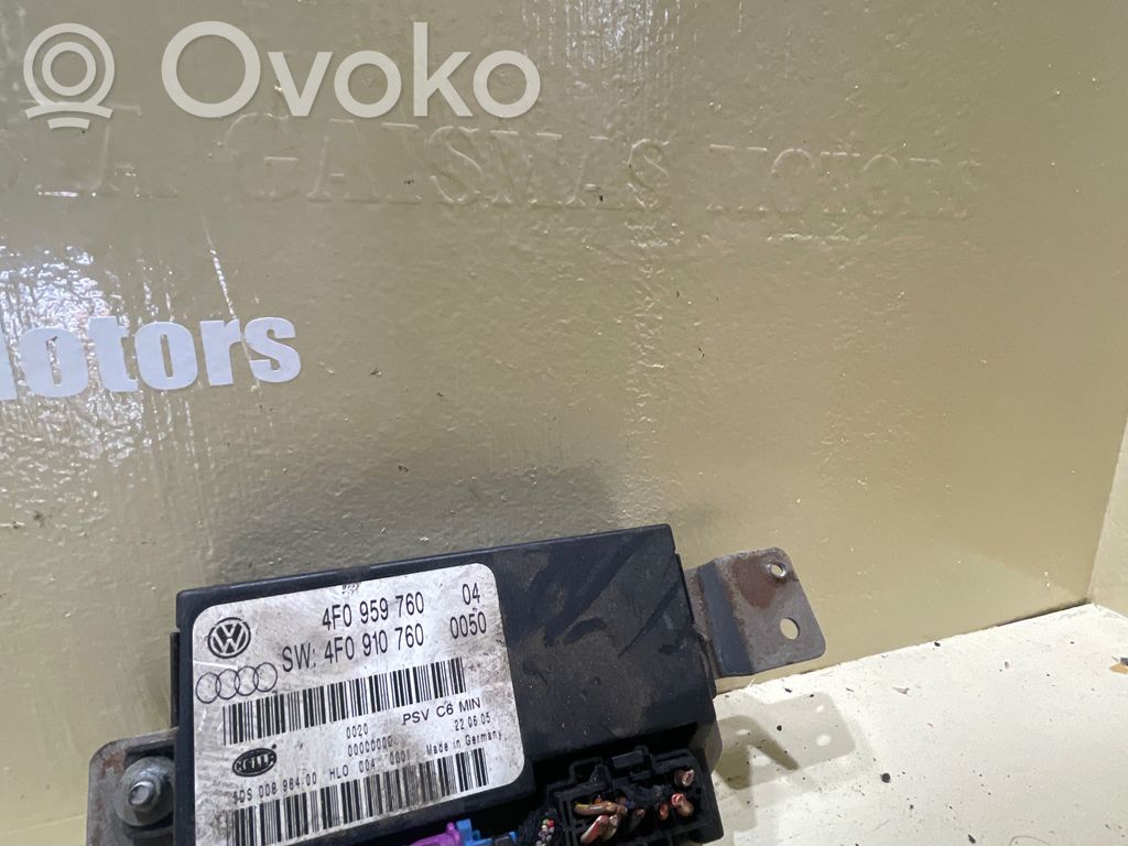 Audi A6 S6 C6 4F Module de commande de siège 