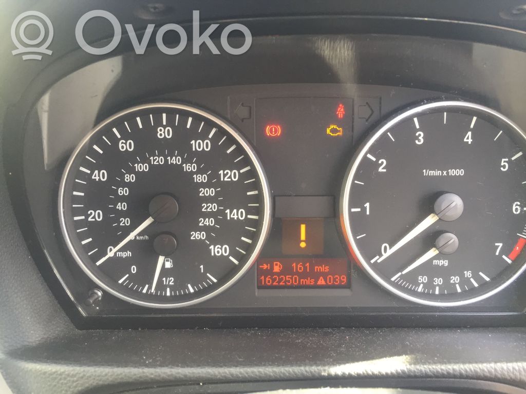 BMW 3 E90 E91 Speedometer (instrument cluster) 