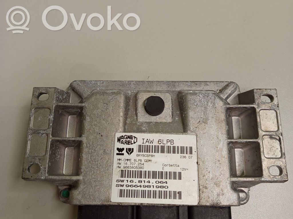 Citroen C4 I Engine control unit/module 