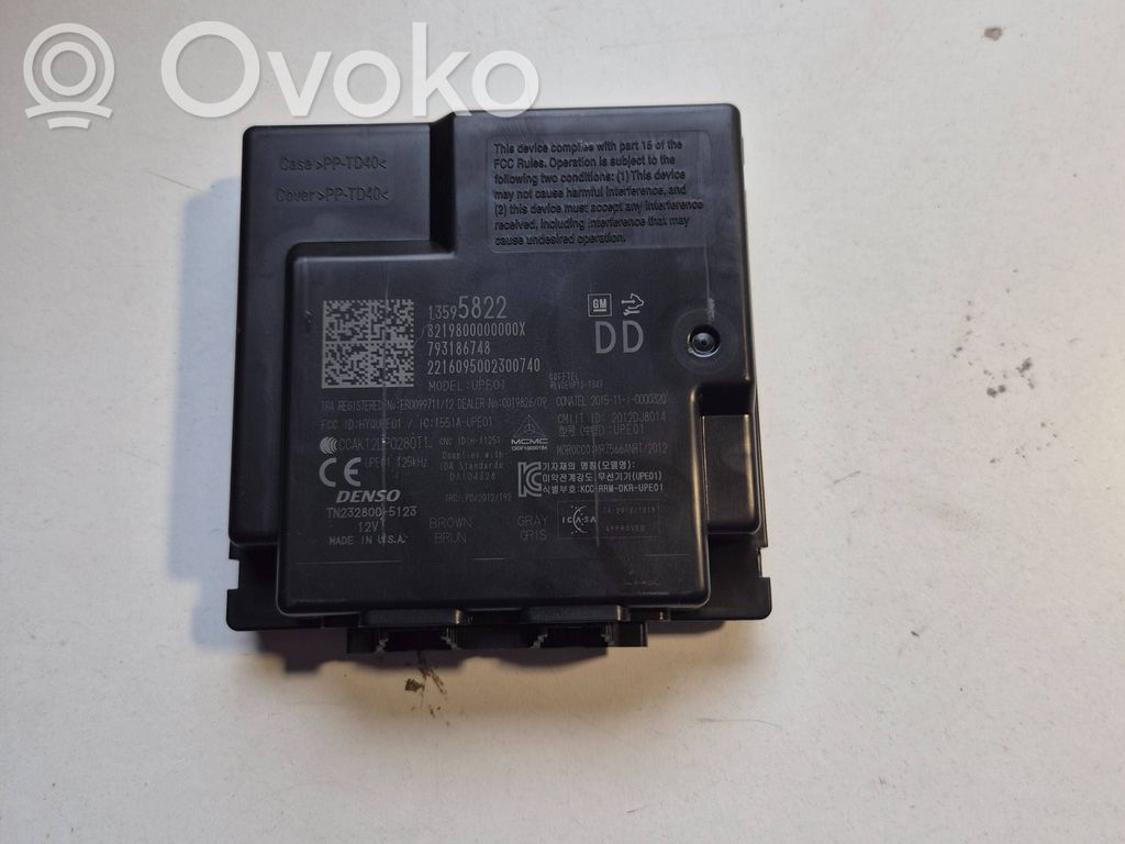 Opel Astra K Module de contrôle sans clé Go 