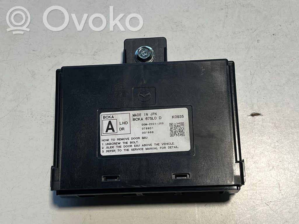 Mazda 3 Other control units/modules 