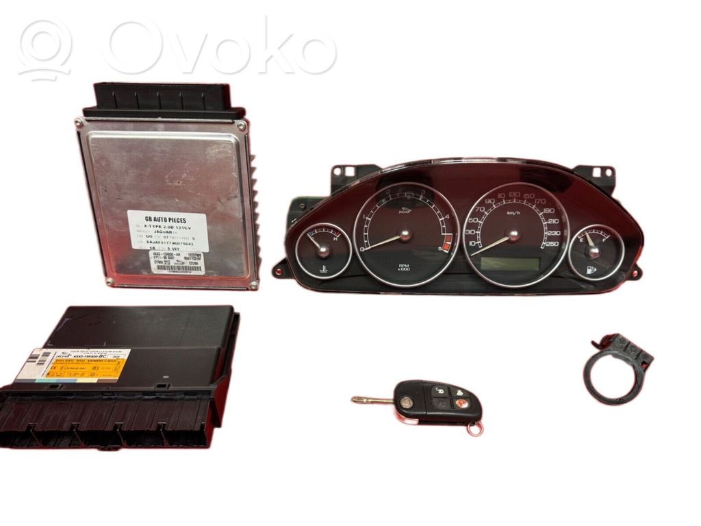 Jaguar X-Type Engine ECU kit and lock set 