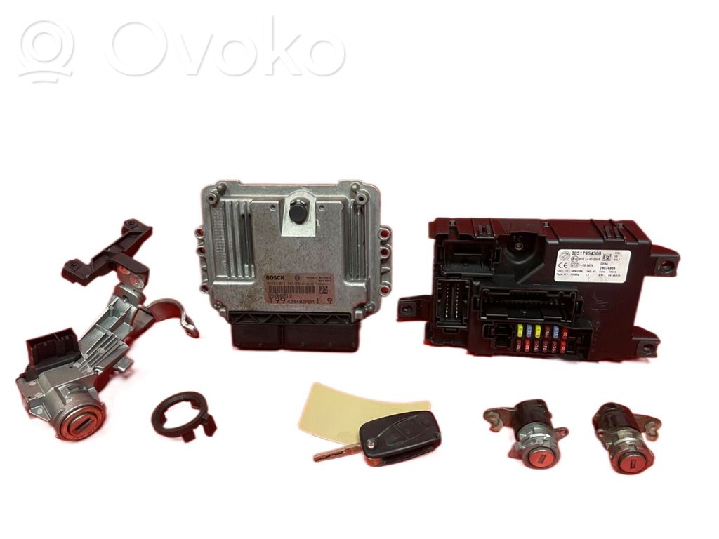 Fiat Punto (199) Engine ECU kit and lock set 