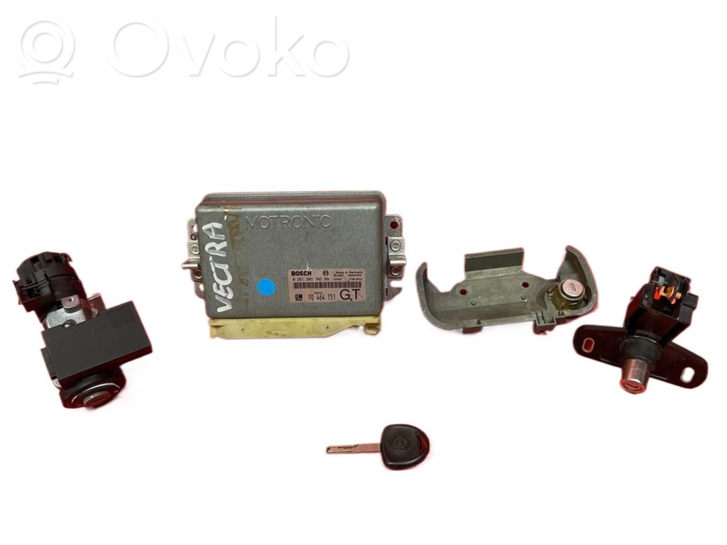 Opel Vectra B Engine ECU kit and lock set 