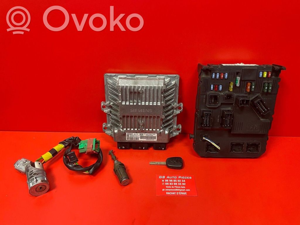 Citroen C3 Pluriel Engine ECU kit and lock set 