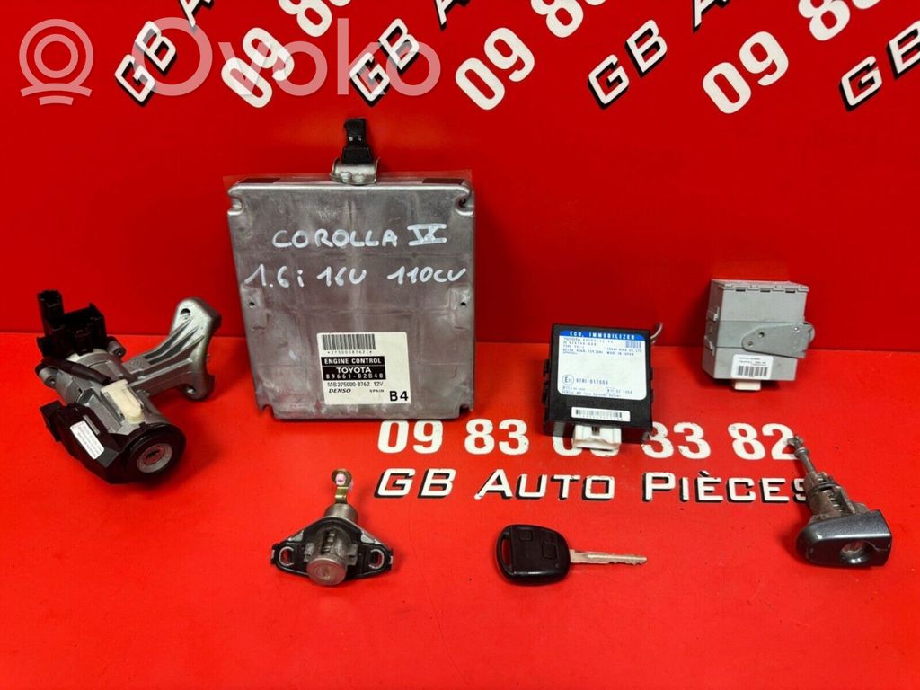 Toyota Corolla E120 E130 Engine ECU kit and lock set 