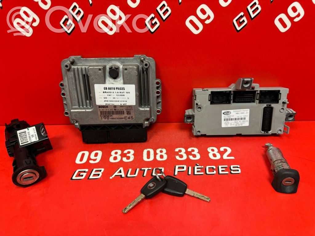 Fiat Bravo Engine ECU kit and lock set 