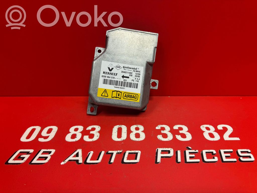 Renault Kangoo II Airbag control unit/module 