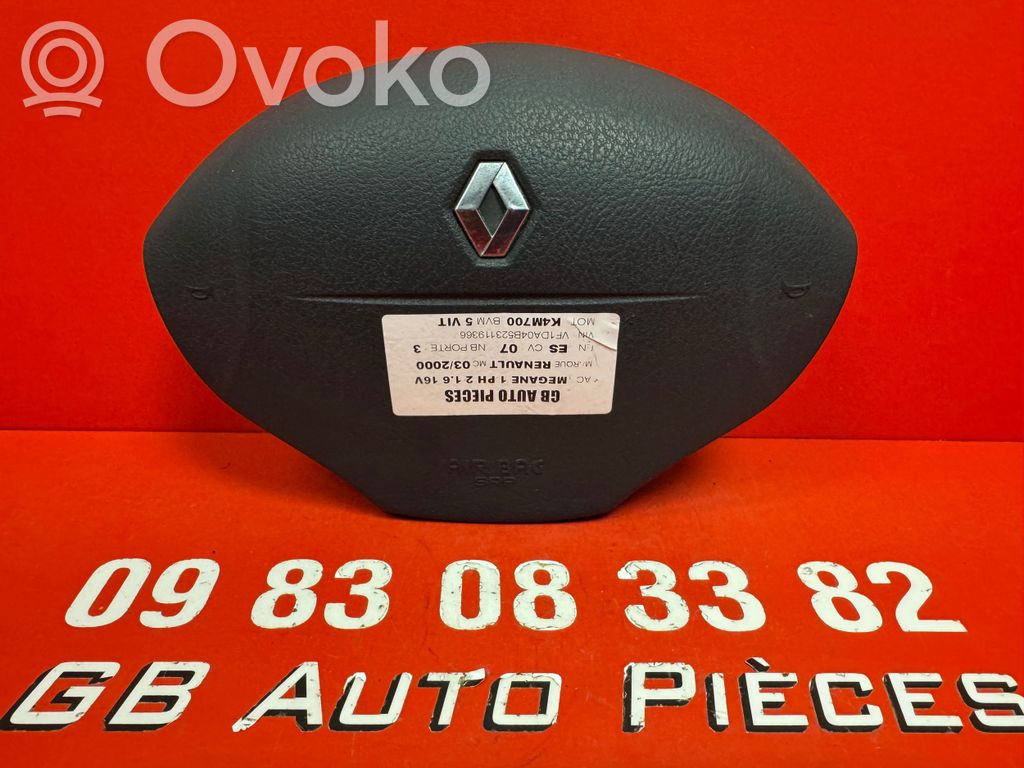 Renault Megane I Steering wheel airbag 