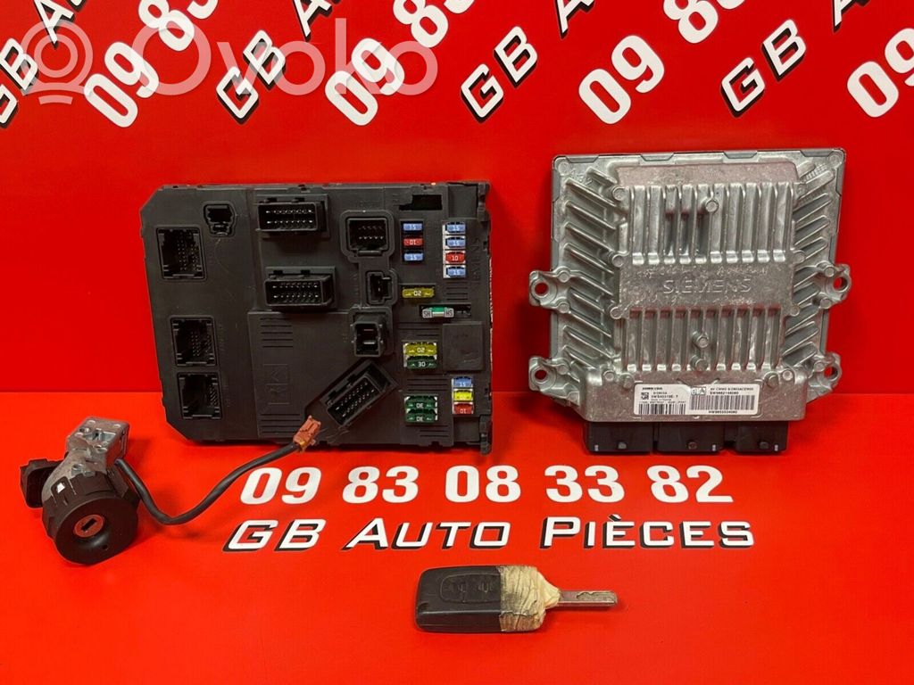 Peugeot 407 Engine ECU kit and lock set 