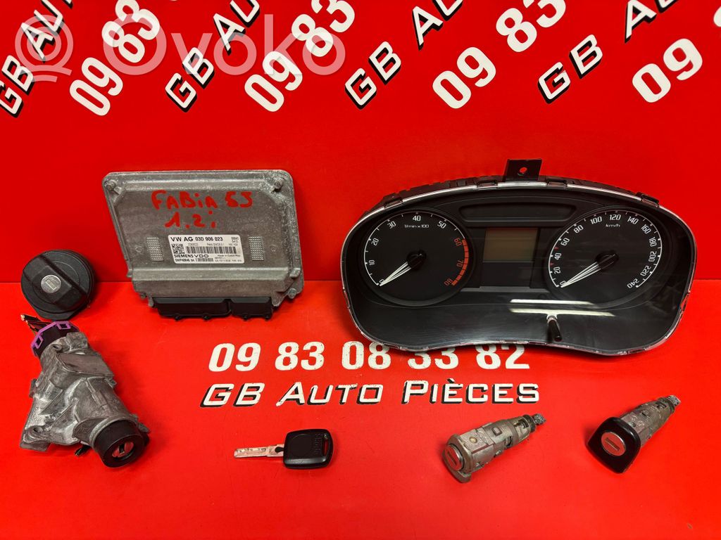 Skoda Fabia Mk2 (5J) Engine ECU kit and lock set 