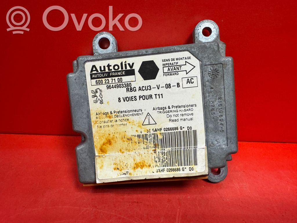 Peugeot 206 Airbag control unit/module 