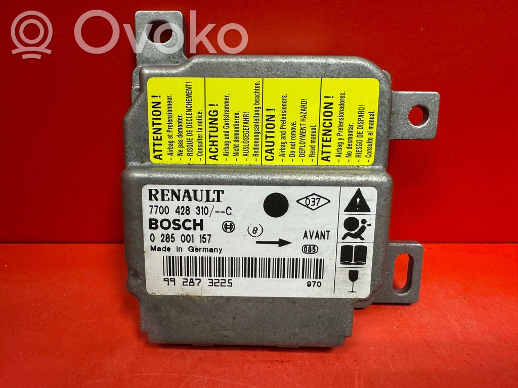 Renault Clio II Module de contrôle airbag 