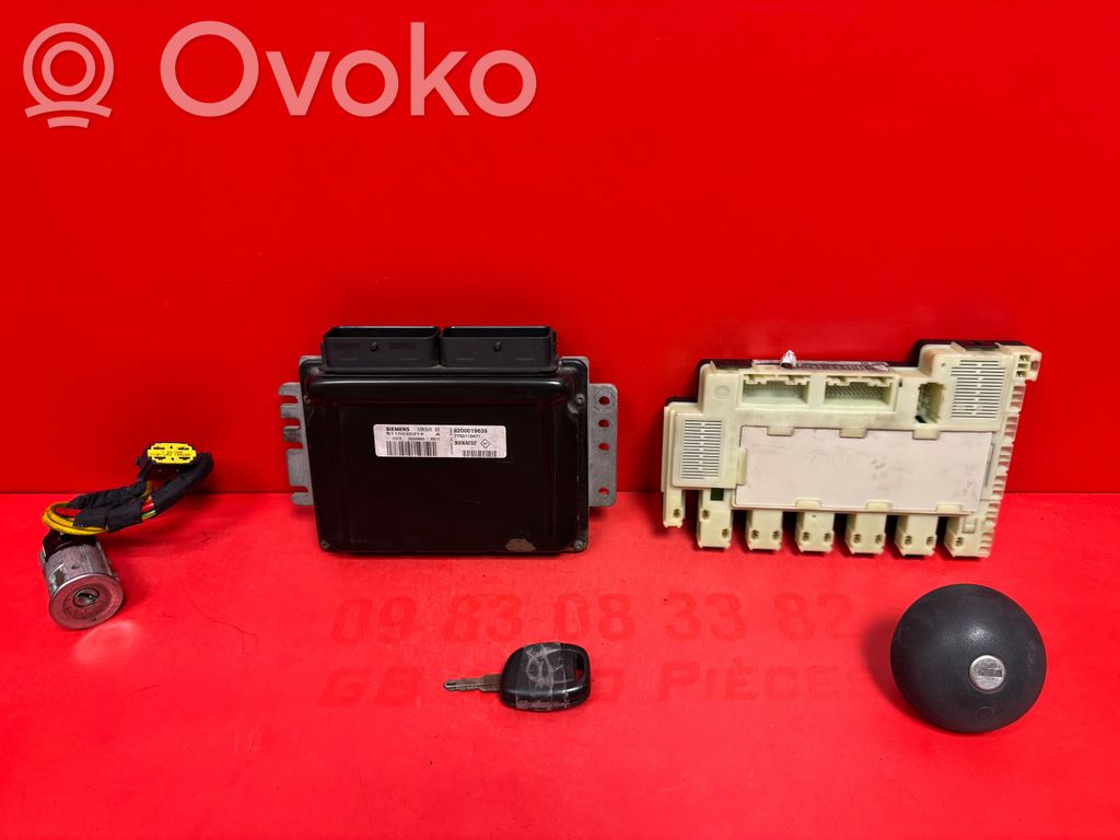 Renault Clio II Engine ECU kit and lock set 