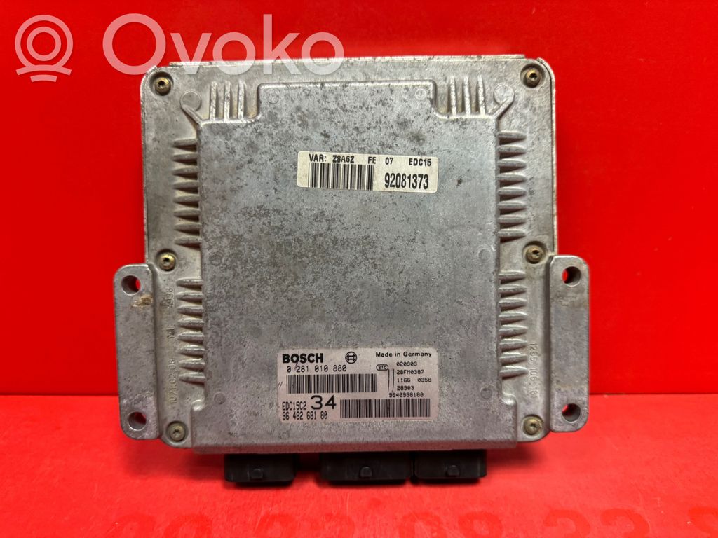 Peugeot 607 Engine control unit/module 