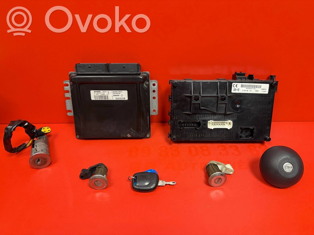 Renault Clio II Engine ECU kit and lock set 